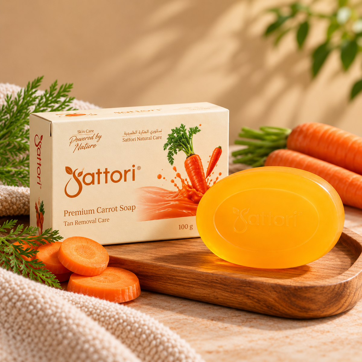 Natural Carrot Soap